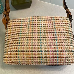 Fossil beautiful multicolor handbag